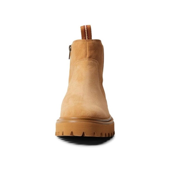 New Madewell Calvin Lug Boot Distant Sand Size 6 M Women Suede - Picture 4 of 6